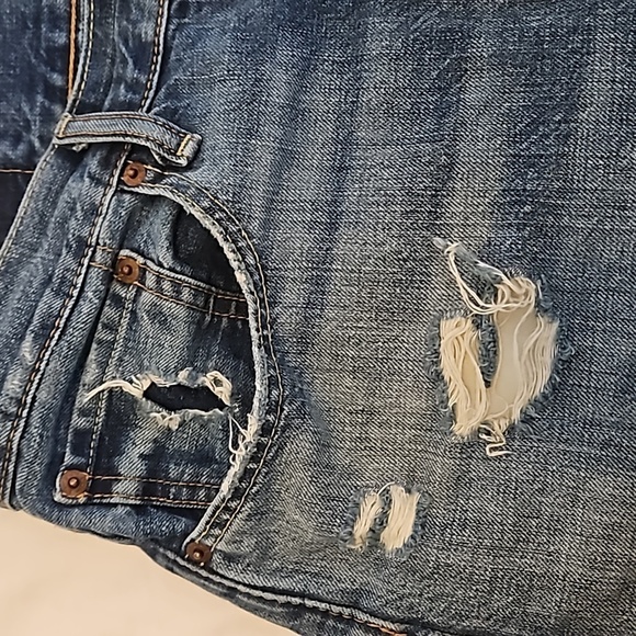 Men's Levi's 522 Distressed Jean's Size 33×30 - Picture 4 of 10